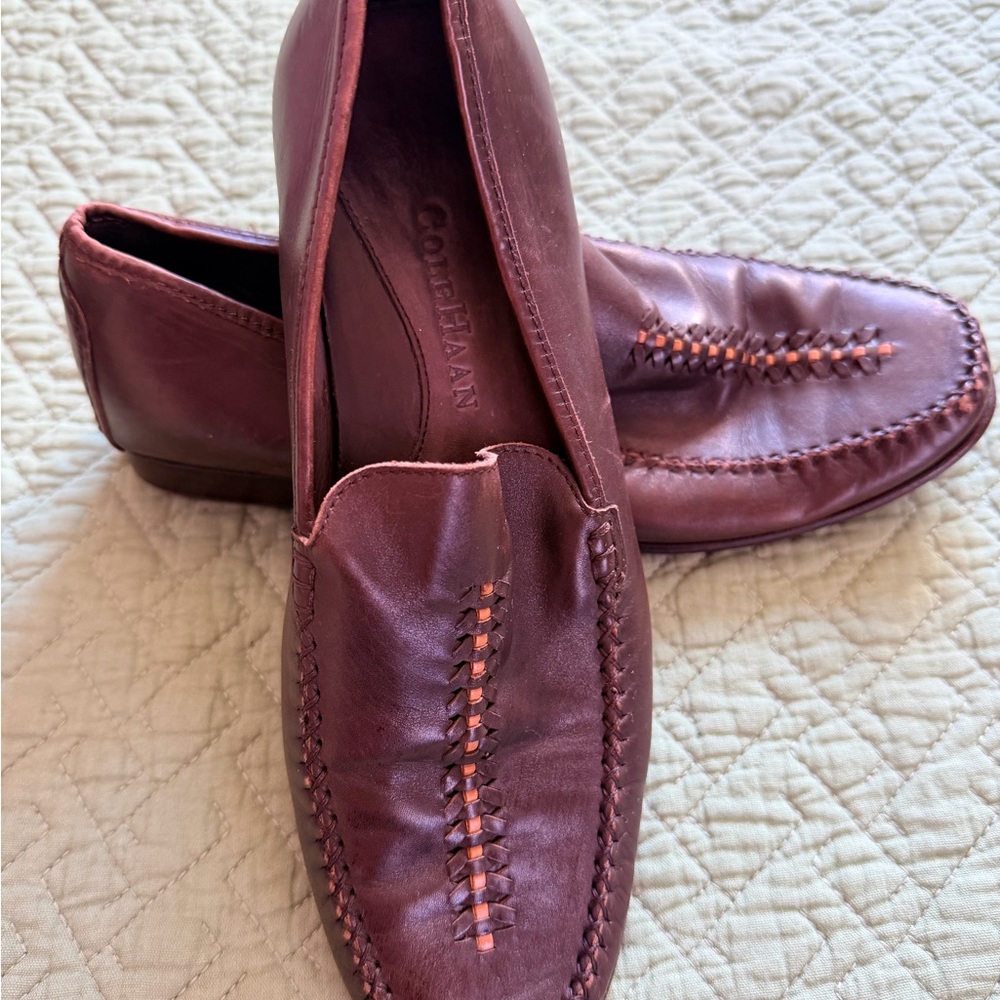 Cole Haan women’s Maroon Slip-On Loafers